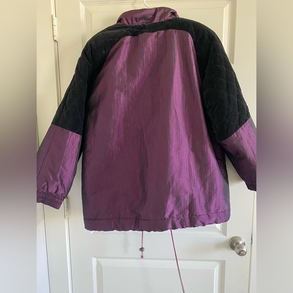 Vintage Purple & Black Coat - Picture 4 of 8